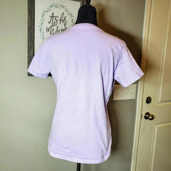 Champion Purple Women's Crewneck T-Shirt Size Medium - Picture 15 of 15